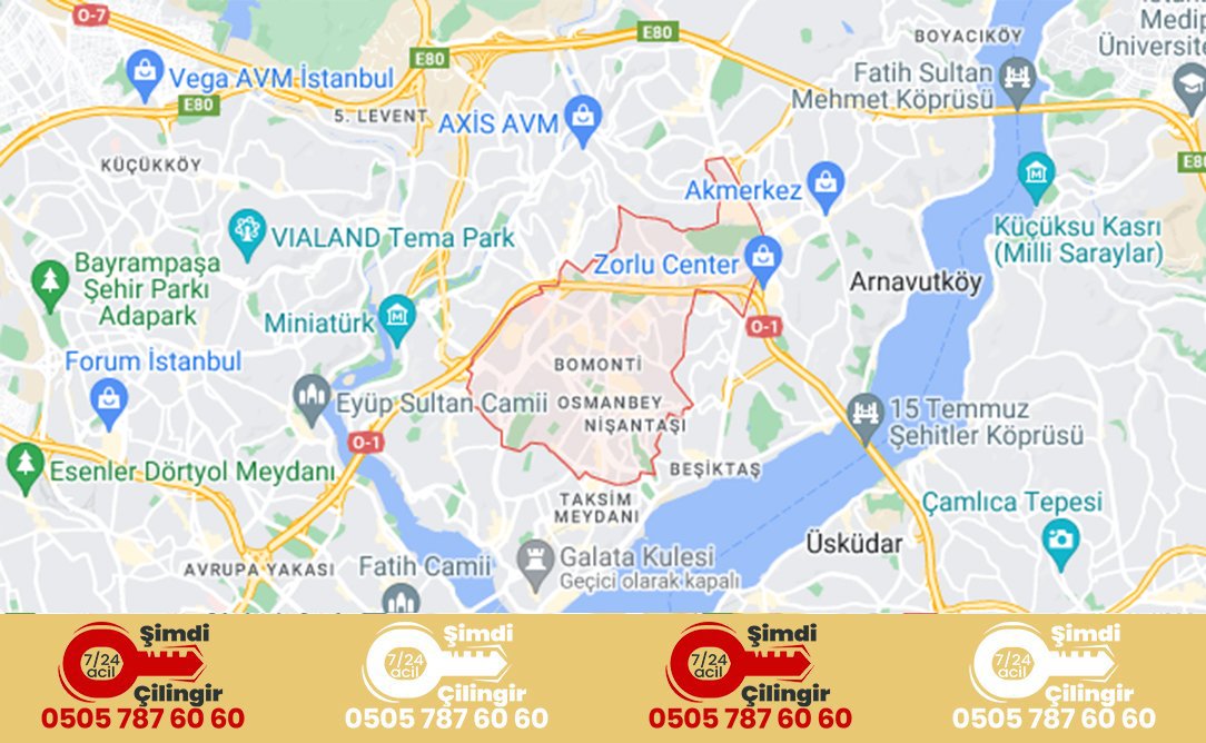 Şişli 7/24 Acil Çilingir ve Oto Anahtarcı